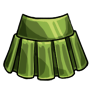 Olive Pleated Skirt