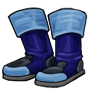 Blue Snow Boots
