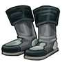 Gray Snow Boots