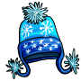 Snowflake Pompom Hat