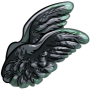 Carved Obsidian Wings