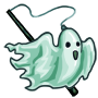 Ghouly Ghost String Toy