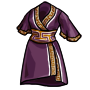 Purple Swirl Edged Robes