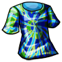 Blue Tie Dye Shirt