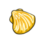Gold Plated Tiny Clam Shell