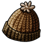 Brown Knitted Winter Hat