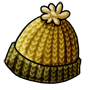 Yellow Knitted Winter Hat