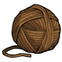 Brown Ball of Yarn
