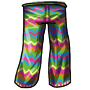 Rainbow Zig-Zag Pants