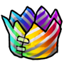 Rainbow Paper Crown