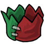 Red and Green Paper Crown