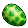 Green Dotted Easter Egg