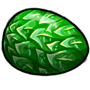 Lime Leaf Easter Egg