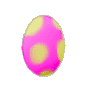 Yellow and Pink Easter Egg