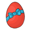 Red Easter Egg 07