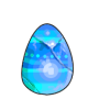 Cracked Blue Easter Egg 07