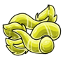 Lemon Gummy Lion Tails
