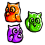Aureate Gummy Owls