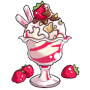 Strawberry Swirl Sundae