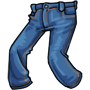 Dark Blue Wide Leg Jeans