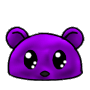 Purple Bear Beanie