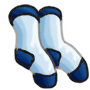 Blue Athletic Socks