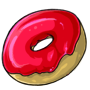 Strawberry Doughnut