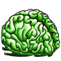 Green Gelatin Brain