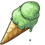 Avocado Ice Cream Cone