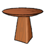 Circle Wooden Table
