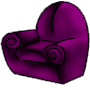 Purple Swirl Chair