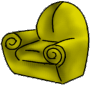Yellow Swirl Chair