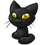 Black Kitten Squishy