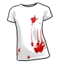 Bloodstained White Tee