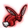 Glowing Red Rabbit Rmail Messenger