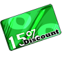 15 % Discount Card