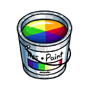 Bucket Of Rainbow Paint