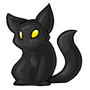 Black Cat Figurine 