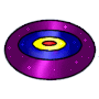 Rainbow Frisbee