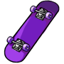 Violet Skateboard