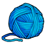 Azure Ball of Yarn