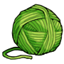 Lime Ball of Yarn