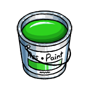 Bucket of Green Paint