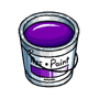 Bucket of Purple Paint