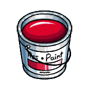 Bucket of Red Paint
