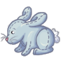 Periwinkle Bunny Squishy