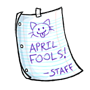 April Fools Note